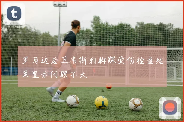 罗马边后卫韦斯利脚踝受伤检查结果显示问题不大